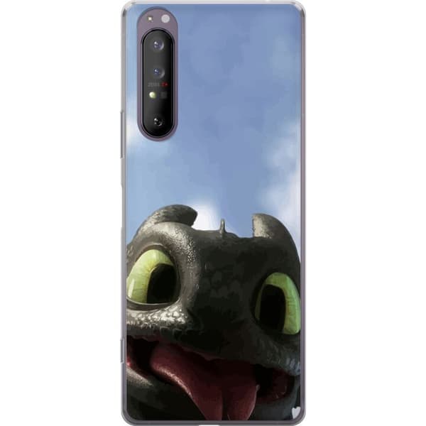 Sony Xperia 1 II Genomskinligt Skal How to Train Your Dragon (Draktränaren)
