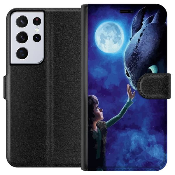 Samsung Galaxy S21 Ultra 5G Plånboksfodral Draktränaren How to Train Your Dragon