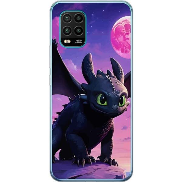 Xiaomi Mi 10 Lite 5G Genomskinligt Skal How to Train Your Dragon (Draktränaren)