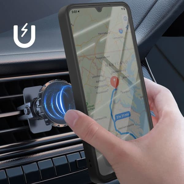 Coque för Xiaomi Redmi A5 Med Magnetring Tylig Svart