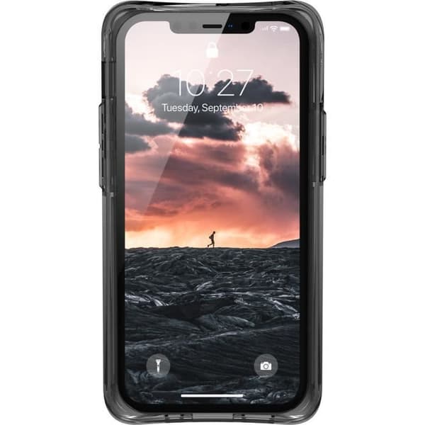 Coque - UAG - Plyo - iPhone 12 Mini - Ash Noir - Transparent - Militärstandarder
