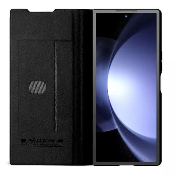 Nillkin - Qin Pro Läderfodral - Samsung Galaxy Z Fold6 - Svart