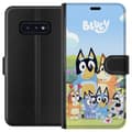 Miniatyrbild 1 av 3: Samsung Galaxy S10e Plånboksfodral Bluey mobilskal med hela familjen i färgglad design