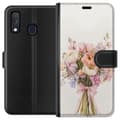 Miniatyrbild 1 av 3: Samsung Galaxy A40 Plånboksfodral Mobilskal med färgglad blombukett i romantisk stil