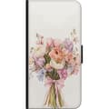Miniatyrbillede 3 af 3: OnePlus 7 Pro Tegnebogsetui Mobilcover med farverig blomsterbuket i romantisk stil
