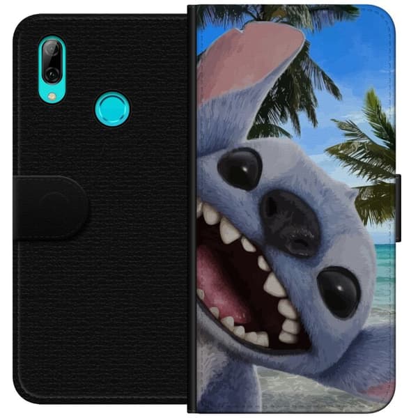 Huawei P smart 2019 Plånboksfodral Stitch mobilskal med Palmer i söt vänskapsdesign