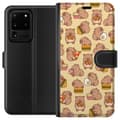 Miniatyrbilde 1 av 3: Samsung Galaxy S20 Ultra Lommeboketui Kawaii capybara mobildeksel med flere søte figurer