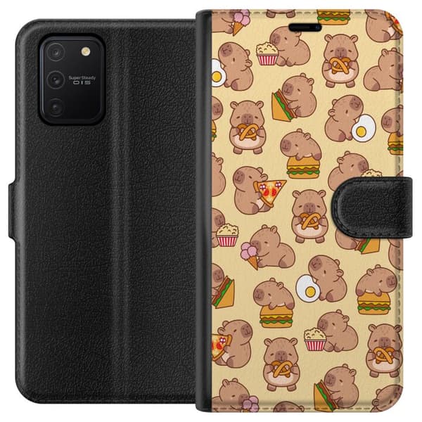 Samsung Galaxy S10 Lite Plånboksfodral Kawaii capybara mobilskal med flera söta figurer