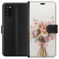 Miniatyrbillede 1 af 3: Samsung Galaxy A41 Tegnebogsetui Mobilcover med farverig blomsterbuket i romantisk stil