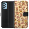 Miniatyrbilde 1 av 3: Samsung Galaxy A52 5G Lommeboketui Kawaii capybara mobildeksel med flere søte figurer