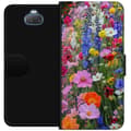 Miniatyrbillede 1 af 3: Sony Xperia 10 Tegnebogsetui Blomstret mobilcover med sommerlig eng og naturmotiv