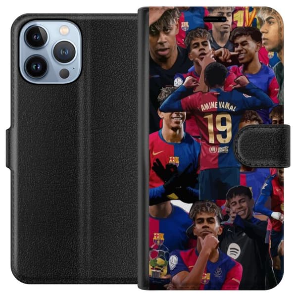 Apple iPhone 13 Pro Max Tegnebogsetui Lamine Yamal mobilcover til fodboldfans