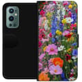Pikkukuva 1 / 3: OnePlus 9 Pro Lompakkokotelo Kukkakuvioinen mobiilikuori kesäisellä niityllä ja luontomaisemalla