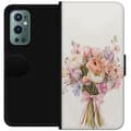 Pikkukuva 1 / 3: OnePlus 9 Pro Lompakkokotelo Kännykkäkuori värikkäällä kukkakimpulla romanttisessa tyylissä