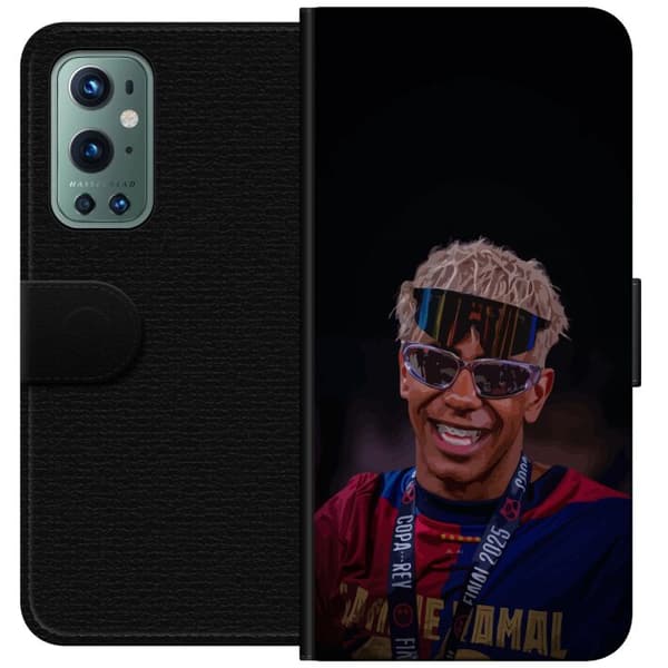 OnePlus 9 Pro Lompakkokotelo  Lamine Yamal matkapuhelinkotelo tyylikkäässä urheilumuotoilussa