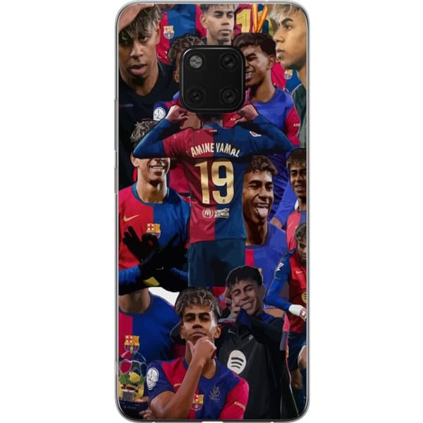 Huawei Mate 20 Pro Gjennomsiktig deksel Lamine Yamal mobildeksel for fotballfans