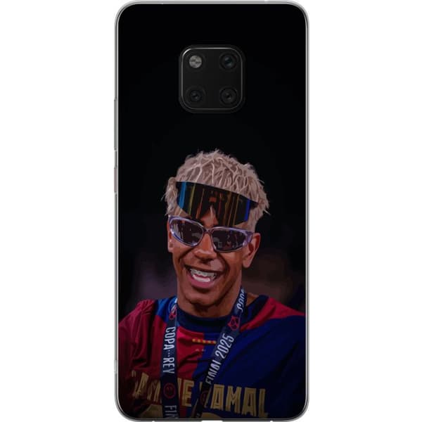Huawei Mate 20 Pro Gjennomsiktig deksel Lamine Yamal mobildeksel i stilrent sportsdesign