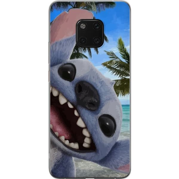 Huawei Mate 20 Pro Gjennomsiktig deksel Stitch mobildeksel med palmer i søtt vennskapsdesign.