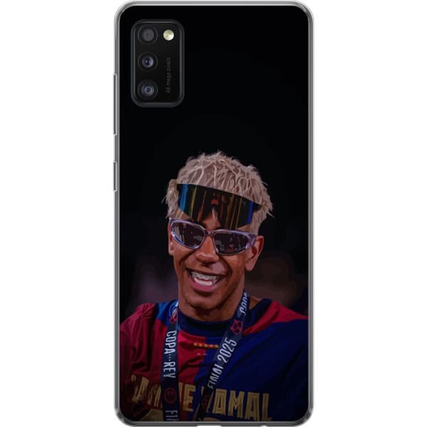 Samsung Galaxy A41 Genomskinligt Skal Lamine Yamal mobilskal i stilren sportdesign