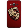 Miniatyrbillede 1 af 3: Samsung Galaxy Core Prime Gennemsigtig cover Mobil etui med stilfuld Porce-logo i sort og hvid
