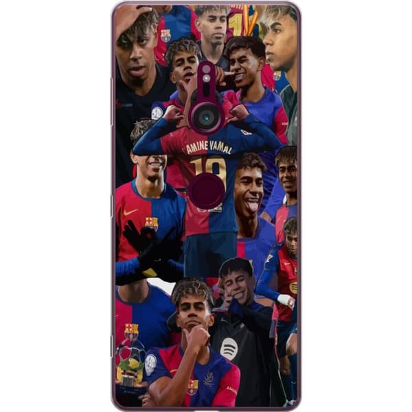 Sony Xperia XZ3 Gennemsigtig cover Lamine Yamal mobilcover til fodboldfans