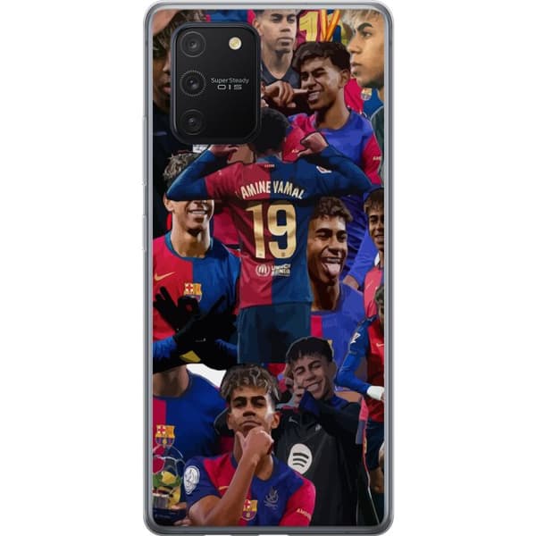 Samsung Galaxy S10 Lite Läpinäkyvä kuori Lamine Yamal mobiilikotelo jalkapallofaneille
