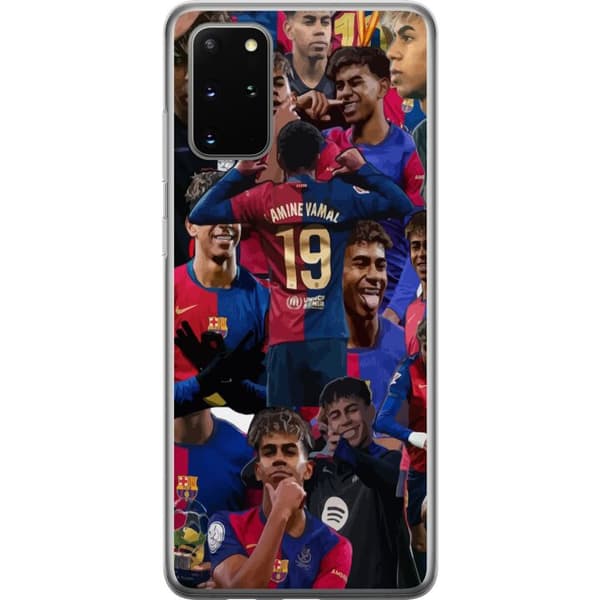 Samsung Galaxy S20+ Genomskinligt Skal Lamine Yamal mobilskal för fotbollsfans