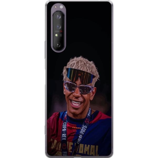 Sony Xperia 1 II Genomskinligt Skal Lamine Yamal mobilskal i stilren sportdesign