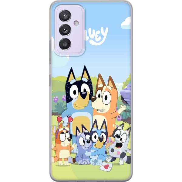 Samsung Galaxy A82 5G Läpinäkyvä kuori Bluey puhelinkotelo koko perheen kanssa värikkäässä suunnittelussa
