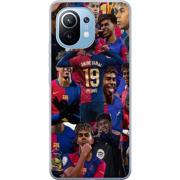 Xiaomi Mi 11 Genomskinligt Skal Lamine Yamal mobilskal för fotbollsfans