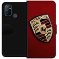 Miniatyrbilde 1 av 3: OnePlus Nord N100 Lommeboketui Mobilt deksel med stilig Porce-logo i svart og hvitt