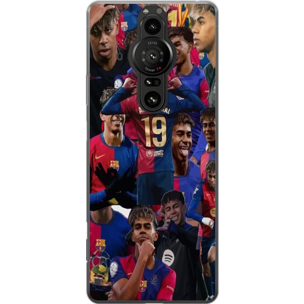 Sony Xperia Pro-I Genomskinligt Skal Lamine Yamal mobilskal för fotbollsfans