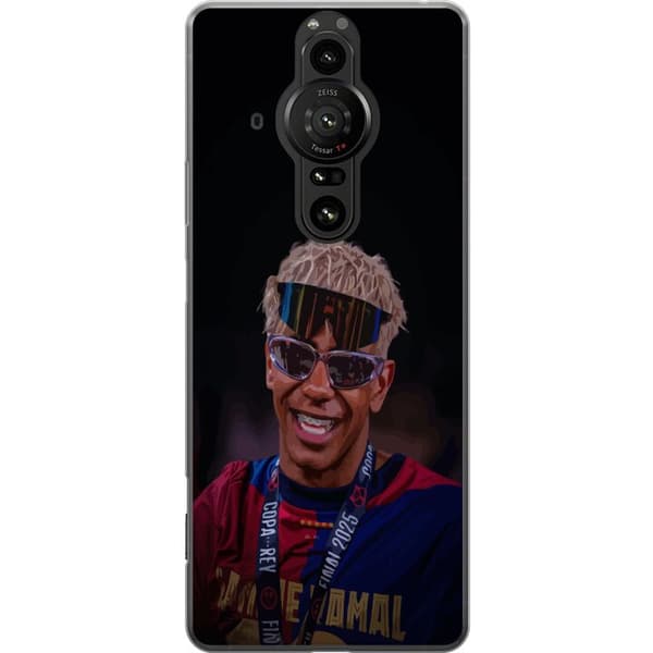 Sony Xperia Pro-I Gjennomsiktig deksel Lamine Yamal mobildeksel i stilrent sportsdesign