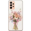 Miniatyrbilde 1 av 3: Samsung Galaxy A23 Gjennomsiktig deksel Mobildeksel med fargerikt blomsterbukett i romantisk stil