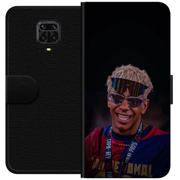 Xiaomi Redmi Note 9 Pro Plånboksfodral Lamine Yamal mobilskal i stilren sportdesign
