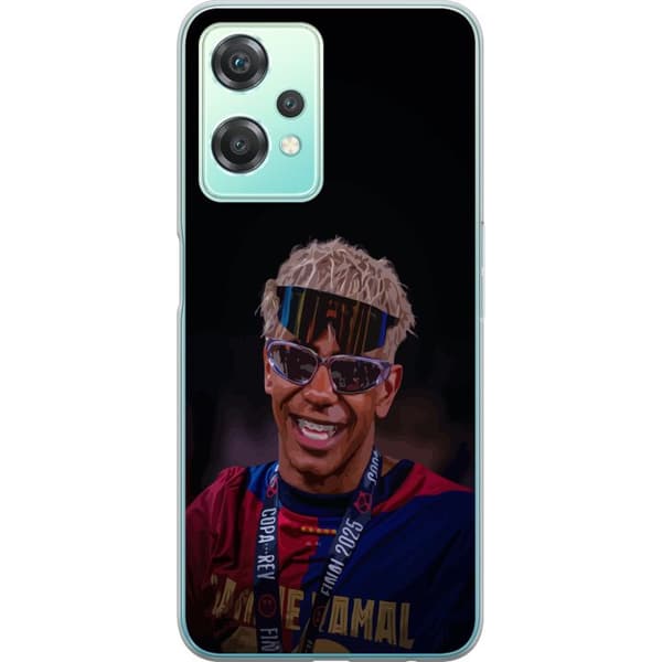 OnePlus Nord CE 2 Lite 5G Läpinäkyvä kuori Lamine Yamal matkapuhelinkotelo tyylikkäässä urheilumuotoilussa