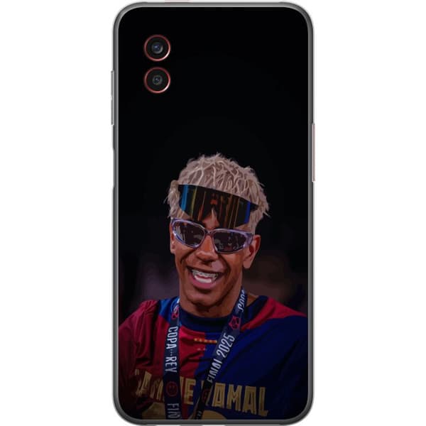 Samsung Galaxy Xcover6 Pro Läpinäkyvä kuori  Lamine Yamal matkapuhelinkotelo tyylikkäässä urheilumuotoilussa