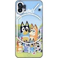 Miniatyrbild 1 av 3: Nothing Phone (1) Genomskinligt Skal Bluey mobilskal med hela familjen i färgglad design