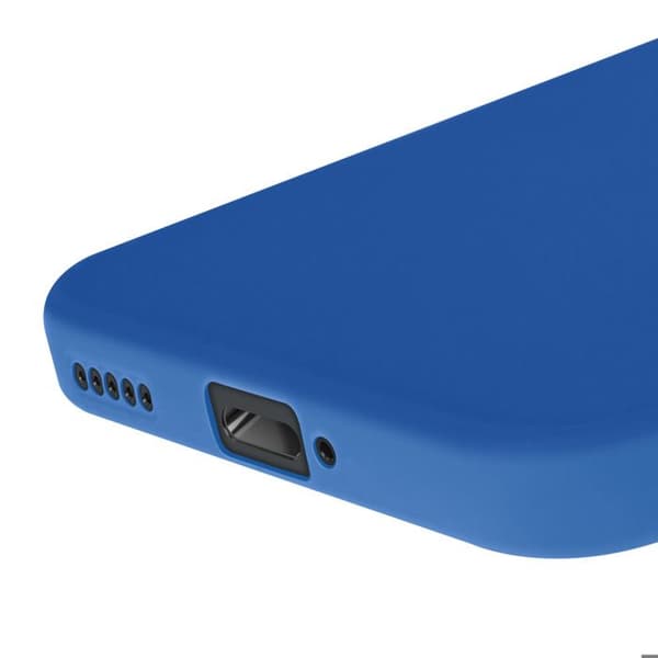 Coque för Honor 400 Lite Silikon Slät Kamera Blockerad Blå