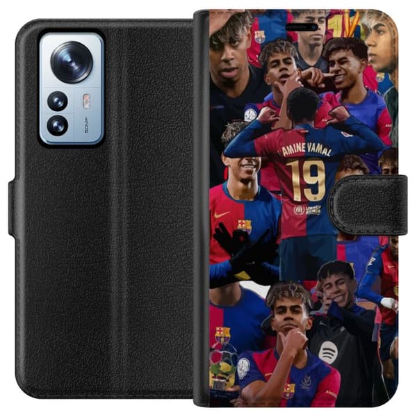 Xiaomi 12 Pro Tegnebogsetui Lamine Yamal mobilcover til fodboldfans