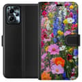 Miniatyrbillede 1 af 3: Motorola Moto G13 Tegnebogsetui Blomstret mobilcover med sommerlig eng og naturmotiv