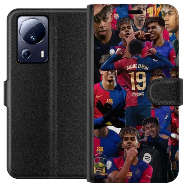 Xiaomi 13 Lite Plånboksfodral Lamine Yamal mobilskal för fotbollsfans
