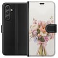 Miniatyrbild 1 av 3: Samsung Galaxy A15 5G Plånboksfodral Mobilskal med färgglad blombukett i romantisk stil