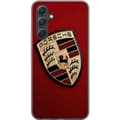 Miniatyrbild 1 av 3: Samsung Galaxy S24+ Genomskinligt Skal Mobilskal med stilren Porce logotyp i svartvitt