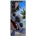Miniatyrbilde 1 av 3: Sony Xperia 1 VI Gjennomsiktig deksel Stitch mobildeksel med palmer i søtt vennskapsdesign.