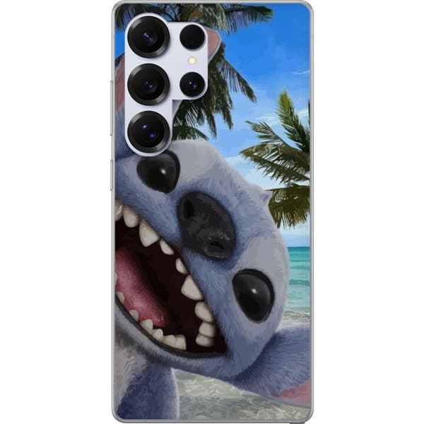 Samsung Galaxy S25 Ultra Gennemsigtig cover Stitch-telefonetaske med palmer i sødt venskabsdesign.