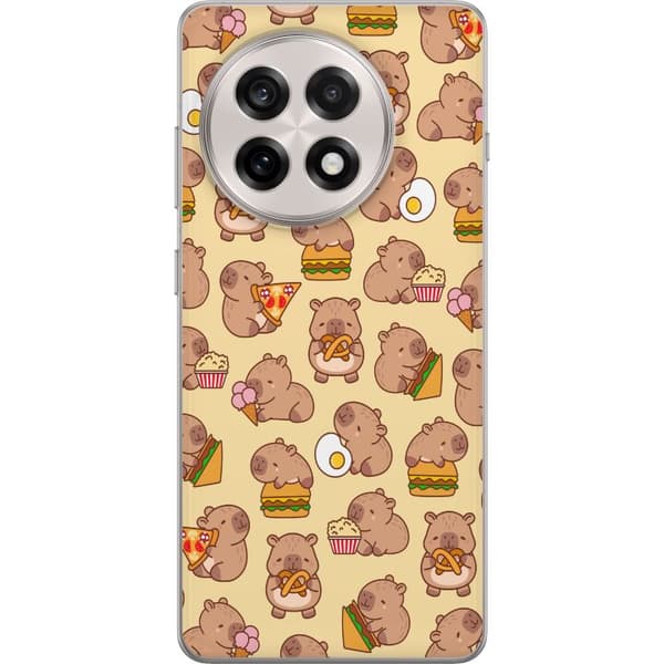OnePlus 13R Genomskinligt Skal Kawaii capybara mobilskal med flera söta figurer