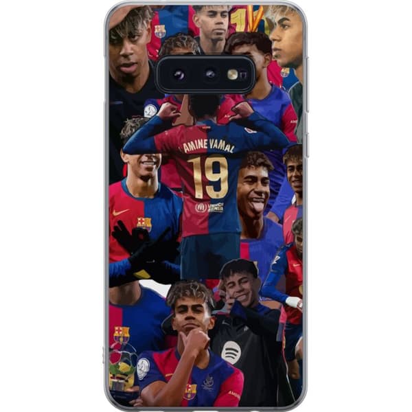Samsung Galaxy S10e Genomskinligt Skal Lamine Yamal mobilskal för fotbollsfans