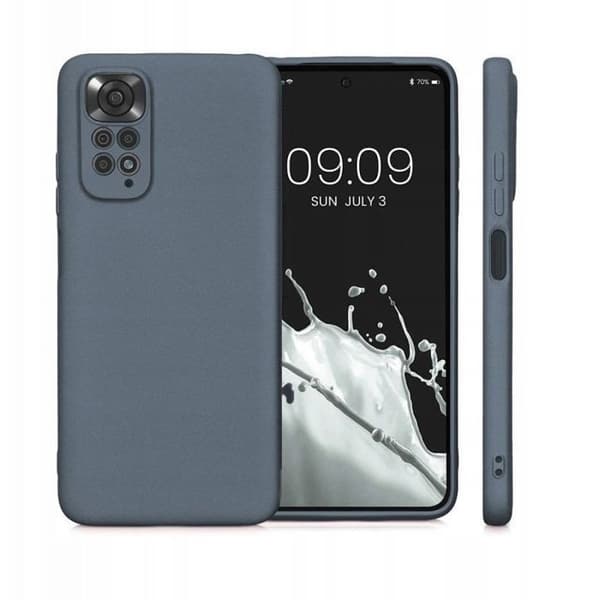 Hus - fodral - strumpa Oem Metallskal för XIAOMI Redmi NOTE 14 Pro 5G grå