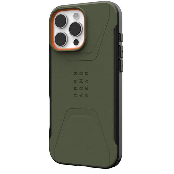 Coque för iPhone 16 Pro - UAG Civilian MagSafe - Olivgrön